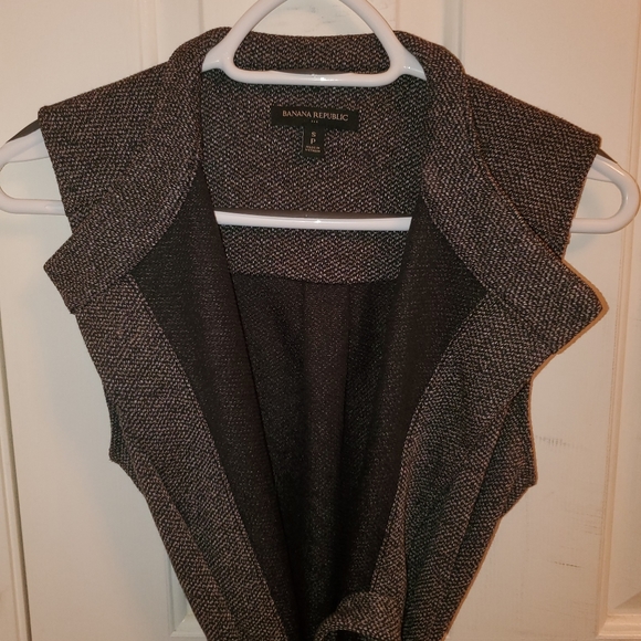 Banana Republic Textured Knit Long Vest - Picture 6 of 12